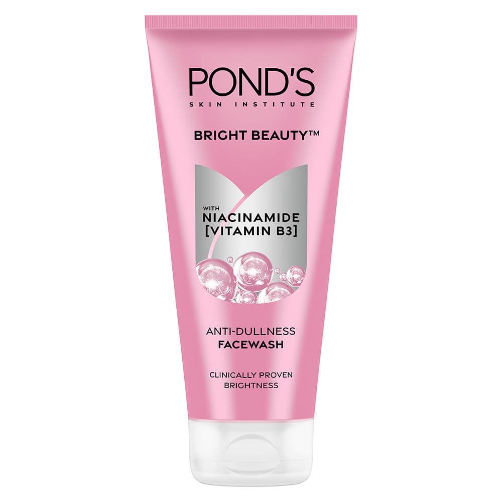 Ponds Bright Beauty Facewash with Niacinamide, For Glass Skin-like Shine