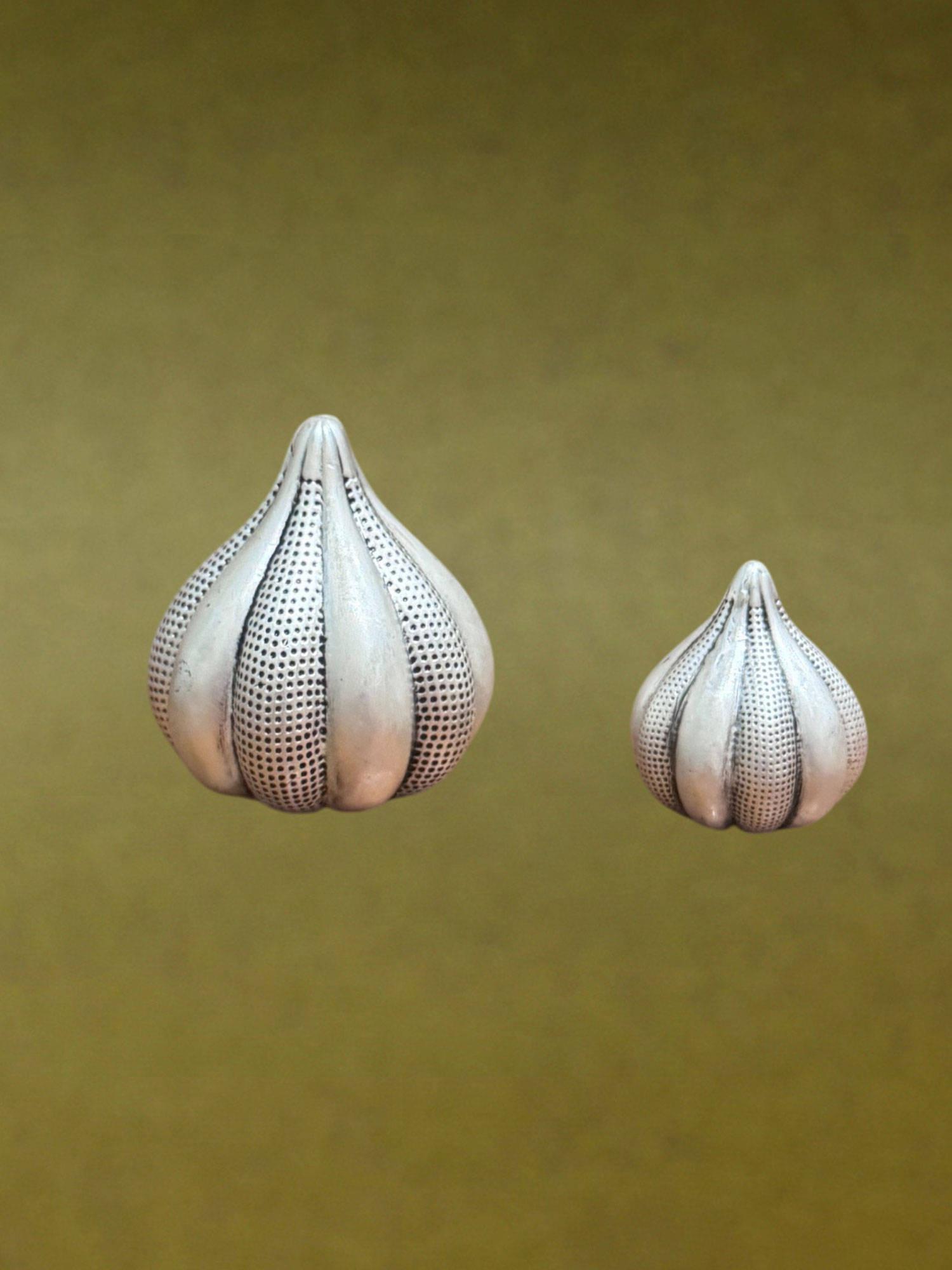 SABERA Handcrafted Silver-Plated Modak Set For Ganesha & Mushak (Pack of 2)