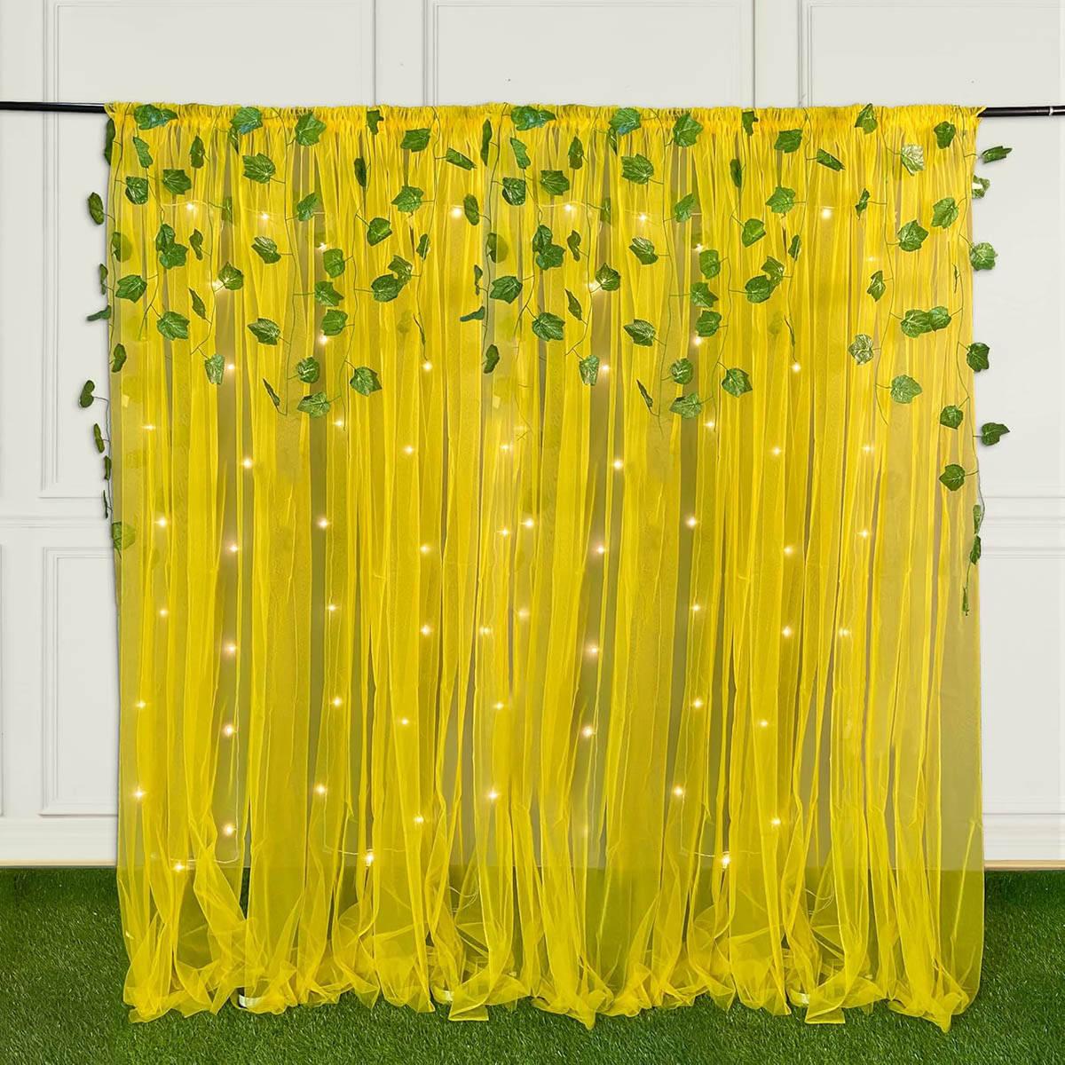 Special You Yellow Backdrop Decoration, Ganesh Chaturthi Decoration Items