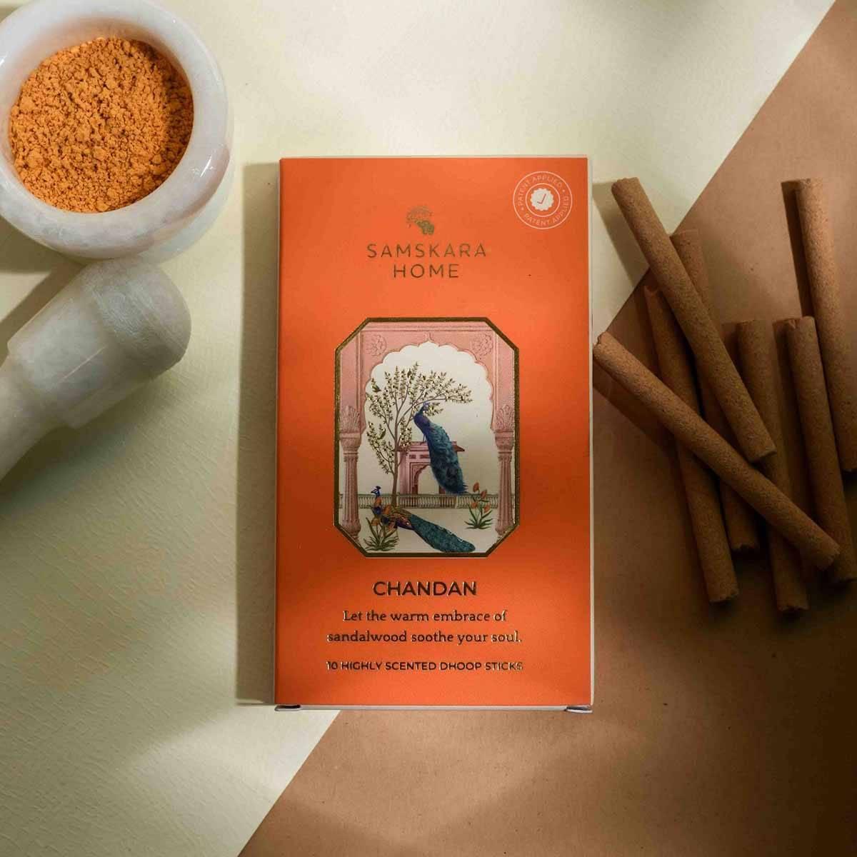 Samskara Home Chandan Dhoop Stick Packet