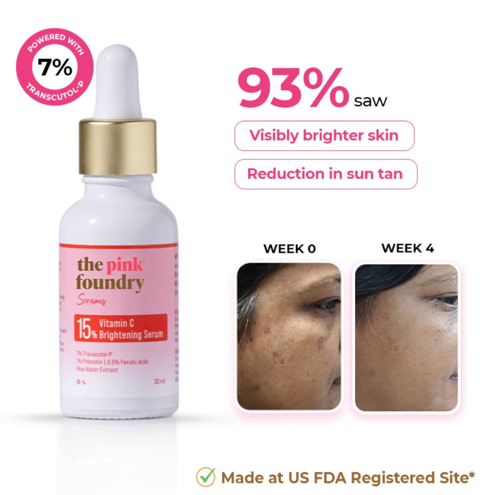 The Pink Foundry 15% Vitamin C Brightening Serum