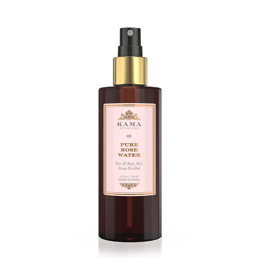 Kama Ayurveda Pure Rose Water Toner- Tightens Pores & Balances pH