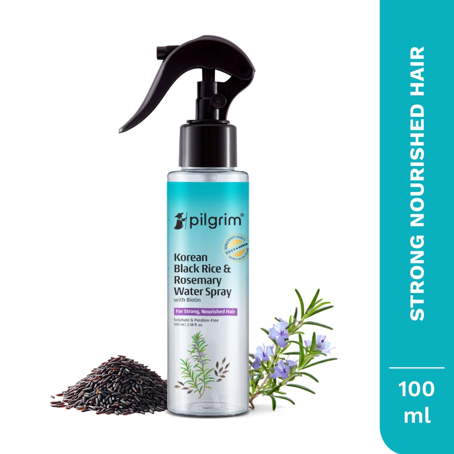Pilgrim Spanish Rosemary Water Hair Spray with Biotin