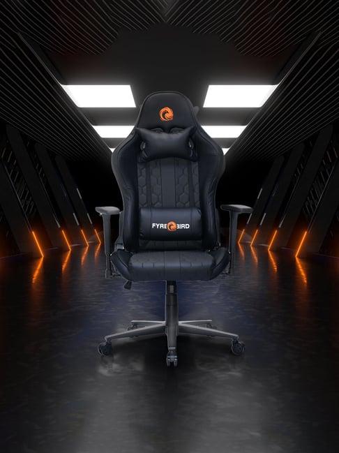 Nilkamal Canophy Black Leather Gaming Chair