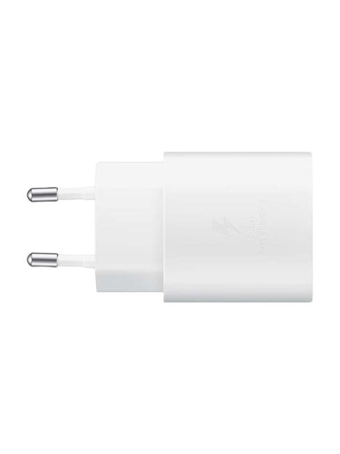 Samsung 25W Fast Charger with Type-C Cable (EP-TA800XWNGIN, White)