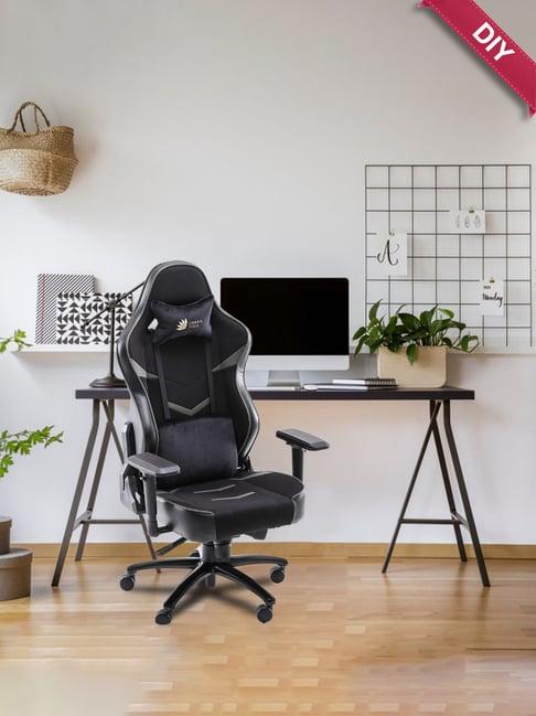 Green Soul Monster S Black & Grey PU Leather Premium Gaming Chair
