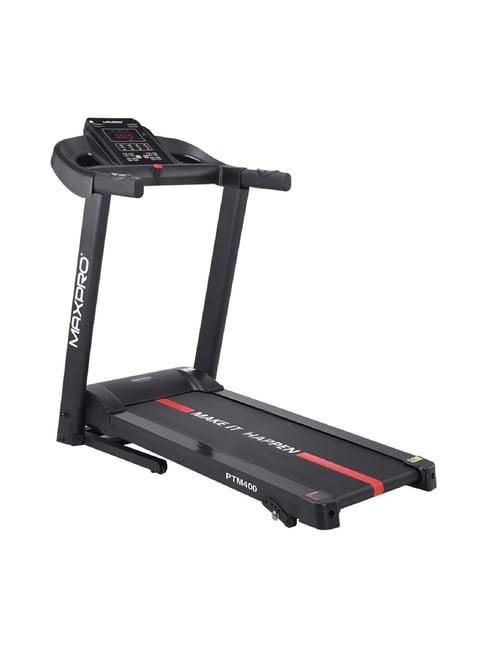 MAXPRO 2.5HP DC Motorized Foldable Treadmill (Ink Black)