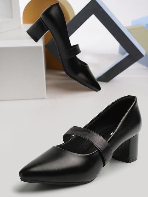 Elle Women's Black Mary Jane Shoes