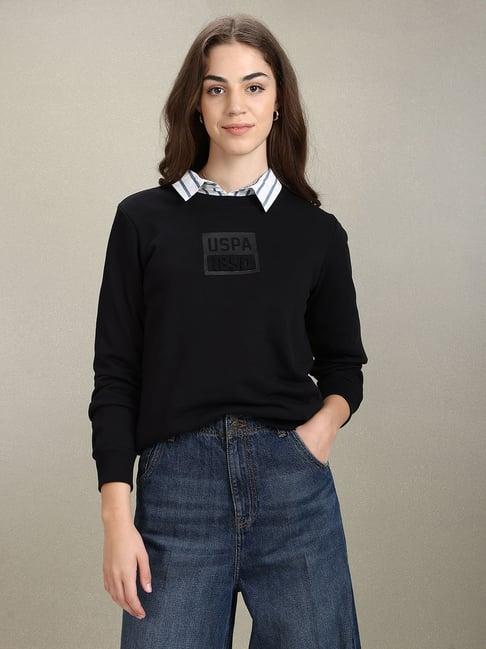 U.S. Polo Assn. Black Regular Fit Sweatshirt