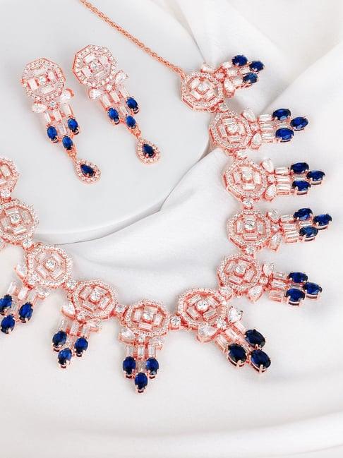 GIVA 92.5 Sterling Silver Anushka Sharma Sapphire Alley Princess Set for Women