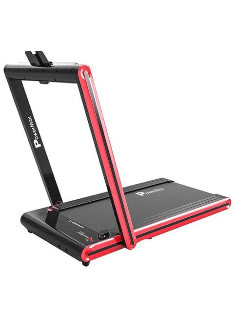 PowerMax Fitness JogPad-2 4HP Peak Treadmill (Black)