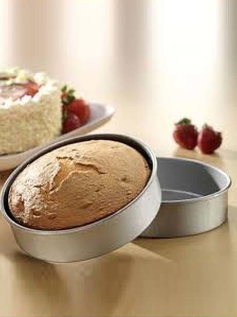HAZEL Round Cake Mould Tin 7 Inch Aluminium Cake Tin Baking Tray for Microwave Oven
