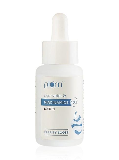 Plum Clarity Boost Rice Water & 10% Niacinamide Face Serum - 30 ml