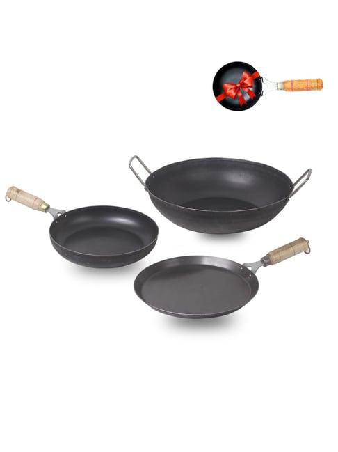The Indus Valley Black Iron Cookware Set