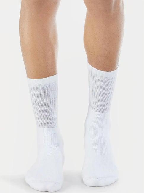 Jockey 7390 Men's Modal Cotton Elastane Stretch Crew Length Socks with StayFresh Treatment