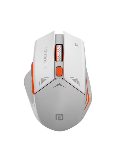 Portronics Vader Pro Wireless Gaming Mouse with 2.4 GHz Receiver & 6 Buttons (Stone Grey)
