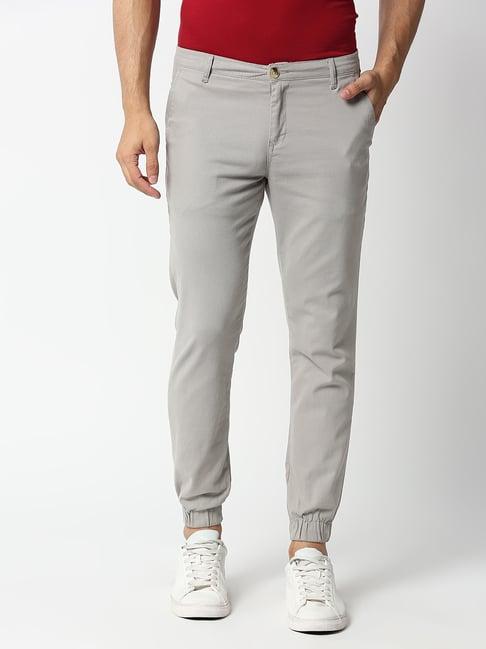 Thomas Scott Light Grey Slim Fit Jogger Pants