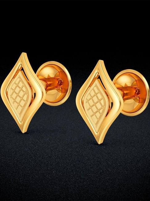 Joyalukkas 22k Luxe Leaflet Gold Stud for Women & Girls