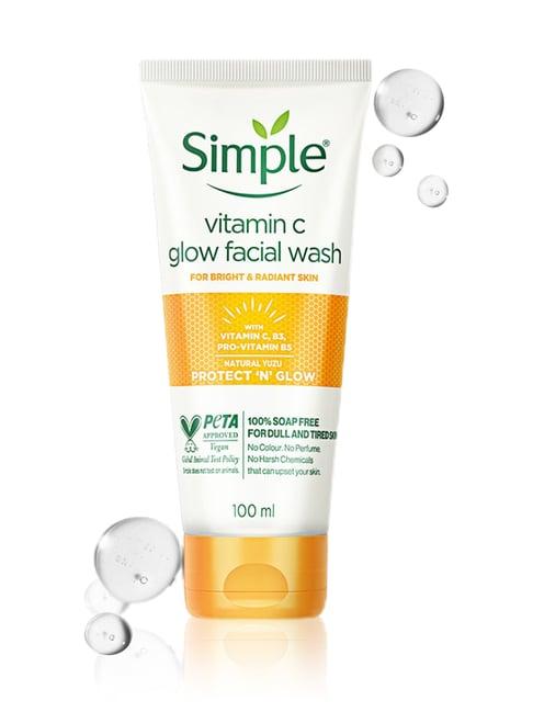 Simple Vitamin C Glow Facial Wash - 100 ml