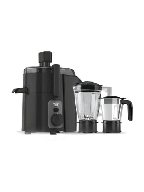 Havells Hexo 950 Juicer Mixer Grinder with 2 Jars (Black)