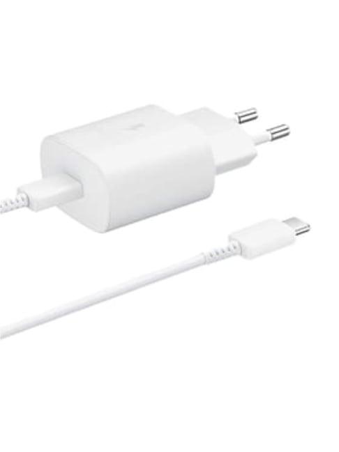 SAMSUNG EP-TA800NWEGIN, 25W Super Fast Charging Travel Adapter, USB-C (White)