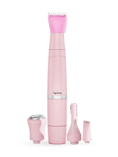 Lifelong Women LLPCW203 Soft Touch Trimmer for Eyebrow Underarms & Bikini (Pink)