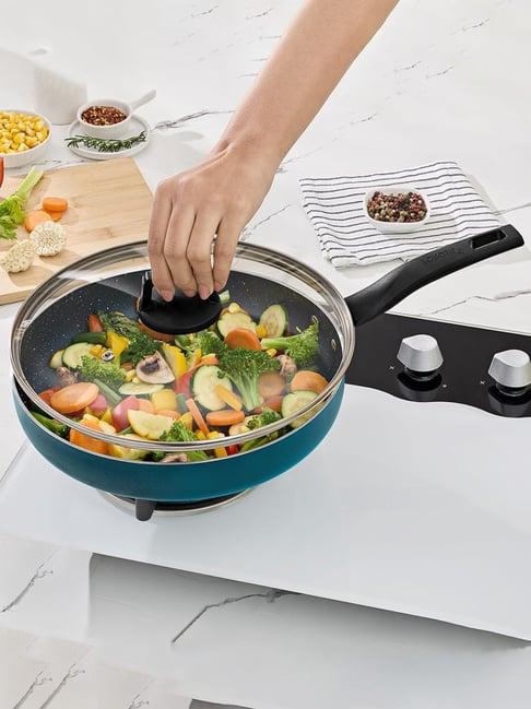 Borosil Blue ProChef Non-Stick Mini Fry Pan 22 cm