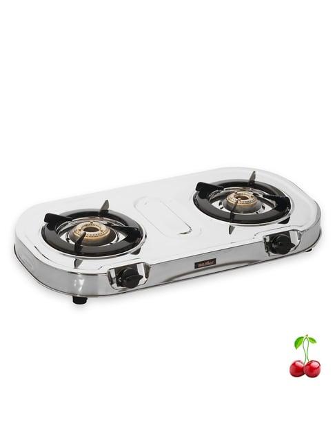 RICHFLAME Gas Stove with 2 Burners ( Silver )