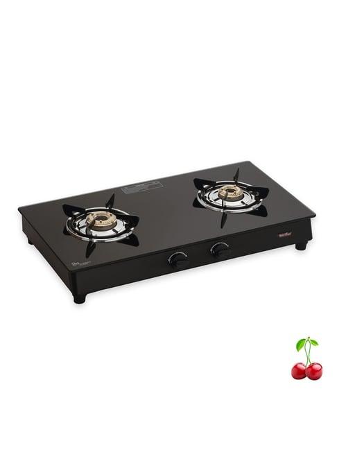 RICHFLAME Gas Stove with 2 Burners ( Black )