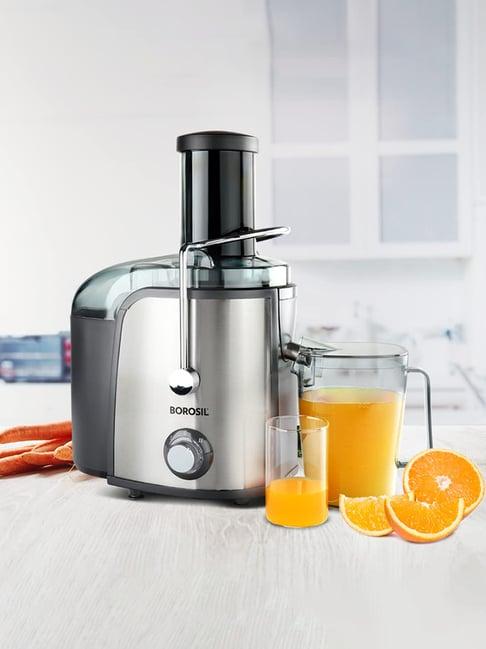 Borosil Juicer Mixer Grinder 800W, 1.1L with 1 Jar & 100 Percent copper motor (Silver)