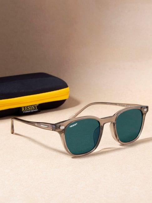 Resist Eyewear Brown Wayfarer uv protected Unisex Sunglasses