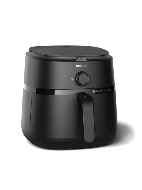 Philips NA130/00 1700W, 6.2L Air Fryer with 90 Percent Less Fat & Rapid Air Technology (Black)