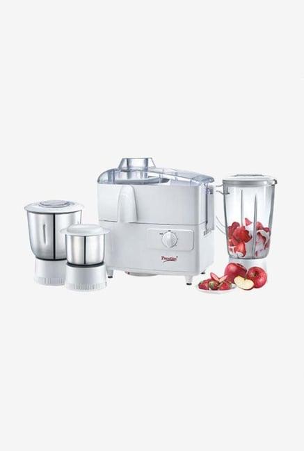 Prestige Wonder 550W With 3 Jars Juicer Mixer Grinder (White)