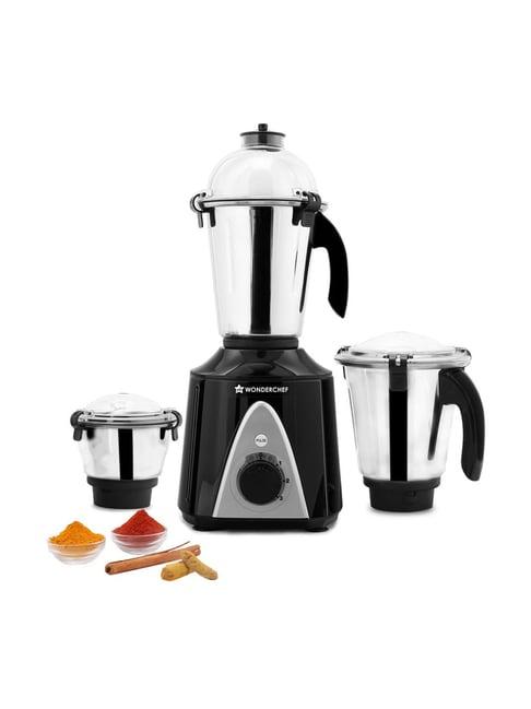 Wonderchef Hush BLDC Mixer Grinder 3 Jar & Low Noise (Black)