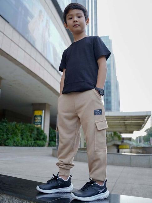 Nap Chief Unisex Brown Cotton Printed Track Bottoms & Joggers