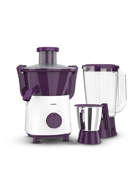 PHILIPS ?HL7567/01 Juicer Mixer Grinder 500W With 2 Jars (Purple & White, 1.5 L)