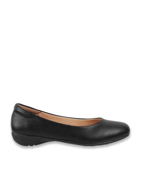 Mochi Women's Black Flat Ballets