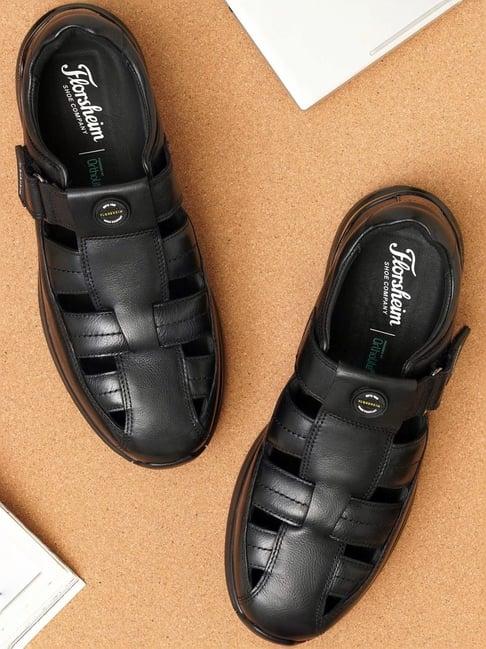 Florsheim Men's Fred Black Fisherman Sandals