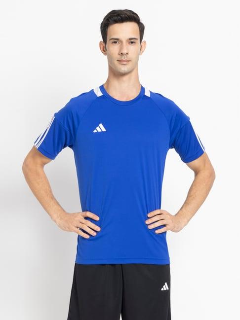 Adidas Blue M SERENO 3S T-Shirt