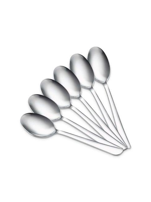 Judge by Prestige Sparkle Stainless Steel Dessert Spoon 6 pc Set Dishwasher Safe Silver