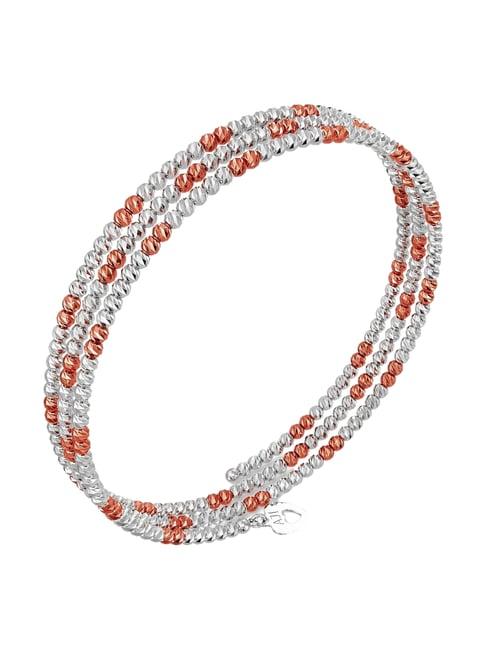 Joyalukkas Graceful Spiral Wrap Platinum Bracelet