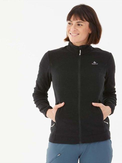 Quechua - Black Plain Fleece Jacket