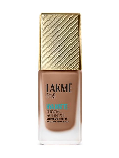 Lakme 9to5 Hya Matte Foundation + Hyaluronic Acid C390 Cool Cocoa - 25 ml