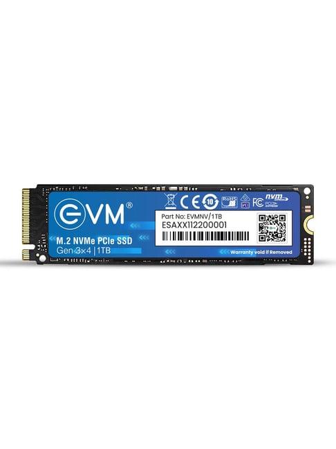 EVM EVMNV 1TB M.2 PCIe NVMe Internal SSD (Black)