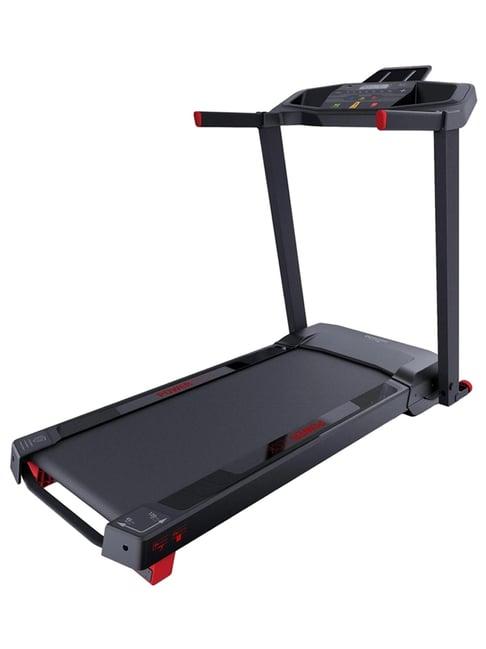 Domyos - Unisex Black RUN100E Compact Design Smart Foldable Gym Treadmill