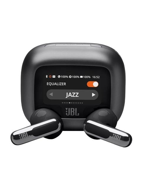 Jbl New Launch Live Flex 3 Tws| Hi-Res Audio True Anc Earbuds| Smart Case with Touch Display Black