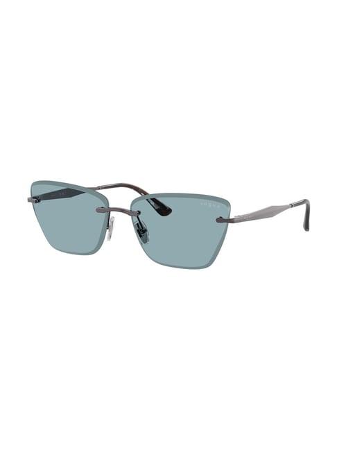 Vogue Eyewear Women UV Protected Blue Lens Cat Eye Sunglasses - 0VO4332S51498059