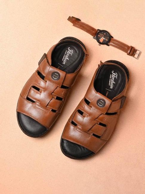 Florsheim Men's Cobb Tan Fisherman Sandals