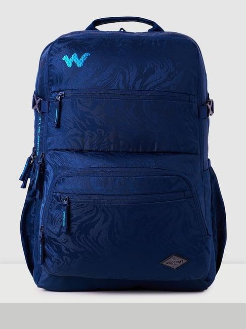 Wildcraft Navy & Teal Andes 45 LP Textured Medium Backpack