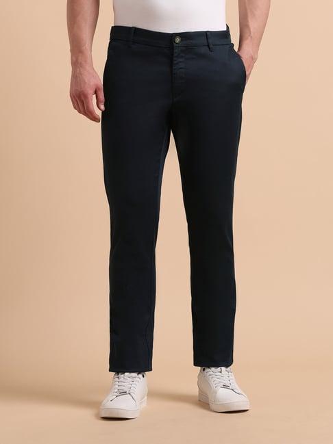 U.S. Polo Assn. Navy Cotton Slim Fit Trousers